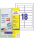 Kennzeichnungsetiketten J8871-5, weiß 78x28mm, rechteckig, 