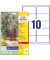 Folienetiketten L7783-25, transparent, 96x50,8mm, rechteckig