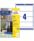 R&uuml;ckenschilder ultragrip L4761-10, wei&szlig;, breit/kurz, 61x192mm, selbstklebend, permanent 