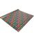 Geschenkpapier Cut-out style GP122, Weihnachten, 50cm x 5m, mehrfarbig (rot/gr&uuml;n/violett)