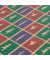 Geschenkpapier Cut-out style GP122, Weihnachten, 50cm x 5m, mehrfarbig (rot/gr&uuml;n/violett)
