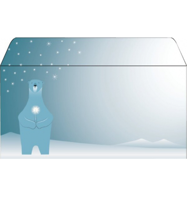 Weihnachtsumschläge Weihnachtsmotiv DU259, Din Lang, 90g