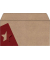 braun-Weihnachtsbriefpapier Weihnachtsmotiv Cut-out style DU258 Din Lang 100g 