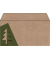 braun-Weihnachtsbriefpapier Weihnachtsmotiv Cut-out style DU258 Din Lang 100g 