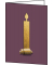 Weihnachts-Karten-Set inkl. Umschläge Cut-out style (gold), Weißkarton