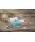 blau-Weihnachtsbriefpapier Polar bear with candle DP259 A4 90g Feinpapier 