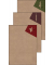 grün-Weihnachtsbriefpapier Cut-out style DP400 A4 100g Kraftpapier 