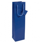 Geschenktasche GT505, allgemein, Bottle, Kunststoffkordel, Geschenkanhänger, 10cm x 35cm