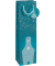 Geschenktasche GT054 Polar bear with candle, Weihnachten, Bottle: Polar bear with candle, arblich passenden Tragekordeln und Ges
