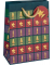 Geschenktasche GT047 Cut-out style, Weihnachten, Large: Cut-out-style, Baum/Kerze/Stern, Baum/Kerze/Stern, 170mm x 230mm