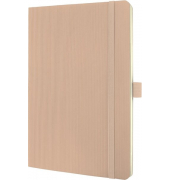 Notizbuch CO333, Conceptum, beige, A5, liniert, 80g, 97 Blatt / 194 Seiten