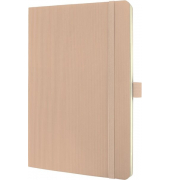 Notizbuch CO332, Conceptum, beige, A5, kariert, 80g, 97 Blatt / 194 Seiten