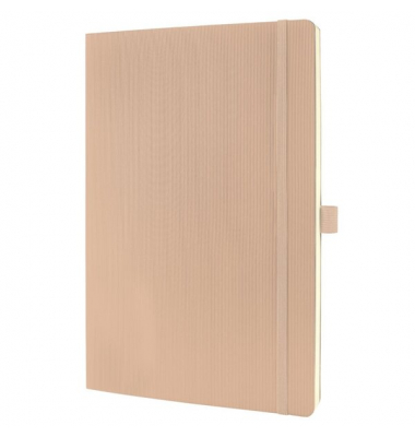 Notizbuch CO331, Conceptum, beige, A4, liniert, 80g, 97 Blatt / 194 Seiten