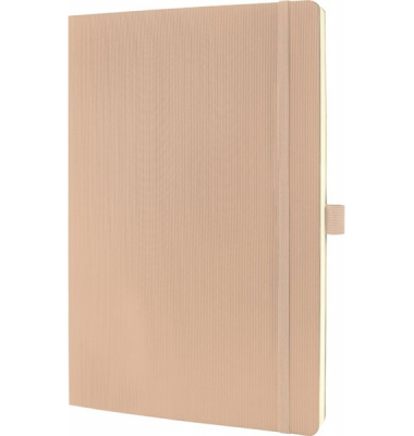 Notizbuch CO330, Conceptum, beige, A4, kariert, 80g, 97 Blatt / 194 Seiten
