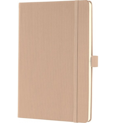 Notizbuch CO651, Conceptum, beige, A5, liniert, 80g, 97 Blatt / 194 Seiten