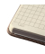 Notizbuch CO650, Conceptum, beige, A5, kariert, 80g, 97 Blatt / 194 Seiten
