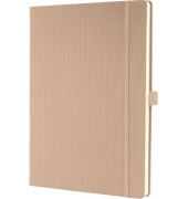 Notizbuch CO641, Conceptum, beige, A4, liniert, 80g, 97 Blatt / 194 Seiten
