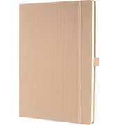Notizbuch CO640, Conceptum, beige, A4, kariert, 80g, 97 Blatt / 194 Seiten