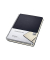 Collegeblock CO822 Conceptum, Softwave, kariert / kariert Rand links, A5+, 80g, schwarz, 80 Blatt