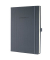 Notizbuch CO649, Conceptum, grau, A4, liniert, 80g, 97 Blatt / 194 Seiten