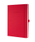 Notizbuch CO645, Conceptum, rot, A4, liniert, 80g, 97 Blatt / 194 Seiten