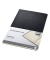 Notizblock CO800 Conceptum, kariert, A4, 80g, schwarz, 60 Blatt