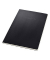 Notizblock CO800 Conceptum, kariert, A4, 80g, schwarz, 60 Blatt