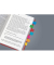 Haftmarker HN684, Multicolor transparent, 44x12,5mm, gelb/orange/grün/blau/lila/pink/rot, ohne, rechteckig