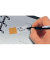 Haftmarker HN684, Multicolor transparent, 44x12,5mm, gelb/orange/grün/blau/lila/pink/rot, ohne, rechteckig
