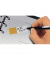 Haftmarker HN684, Multicolor transparent, 44x12,5mm, gelb/orange/grün/blau/lila/pink/rot, ohne, rechteckig