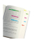 Haftmarker HN 617, TRANSPARENT, 50x5mm, 5-farbig sortiert, ohne, rechteckig