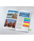 Haftmarker HN610, Haftmarker transparent mit Clip, 52x82mm, 5-farbig sortiert, ohne, rechteckig