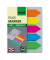 Haftmarker HN611, Haftmarker Pfeile mit Clip, 52x82mm, 5-farbig sortiert, ohne, Pfeil