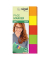 Haftmarker HN650, neon, 100x50mm, 5-farbig sortiert, ohne, rechteckig