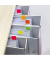 Haftmarker HN650, neon, 100x50mm, 5-farbig sortiert, ohne, rechteckig