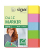 Haftmarker HN625, brillant, 12x50mm, 5-farbig sortiert, ohne, rechteckig