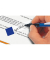 Haftmarker HN677, TRANSPARENT, 84x50mm, 7-farbig sortiert, ohne, rechteckig