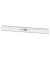 Kunststoff-Lineal 711200000 glasklar 20cm mit Facette und Tuschekante
