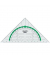 Kunststoff-Geodreieck Green Line 723170810 glasklar 16cm