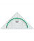 Kunststoff-Geodreieck Green Line 723170810 glasklar 16cm