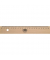 Holz-Lineal 719200000 braun 20cm mit Tuschekante