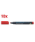 Permanentmarker Maxx 130, SN113002, Pack, rot, 1-3mm Rundspitze