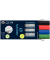 Boardmarker-Set Maxx 293, 129384, Etui, rot, blau, gr&uuml;n, schwarz, 2-5mm Keilspitze