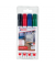 Permanentmarker-Set 3300, 3300-4S, Pack, 4-farbig sortiert, 1-5mm Keilspitze