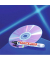 CD/DVD/BlueRay-Marker 8400 4er Etui farbig sortiert 0,5-1mm Rundspitze 