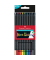 Buntstifte-Set Black Edition, 116412, farbig sortiert, dreikant, ergonomisch, Packung