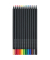 Buntstifte-Set Black Edition, 116412, farbig sortiert, dreikant, ergonomisch, Packung