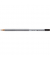 Bleistift GRIP 2001, 117200, Härte HB, silbergrau, mit Radiergummi