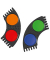 Farbkarsten CONNECTOR mit 12 Farben