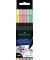 Fineliner-Set 1516 Grip, 151602, schwarz (Schreibfarbe: 5-farbig sortiert), 0,4mm